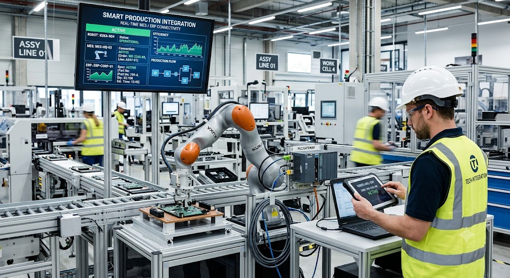 Robot và MES ERP