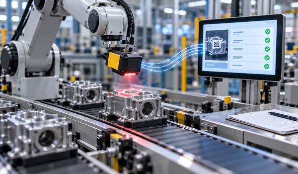 Kết nối tự động giữa robot & MES giúp dữ liệu được thu thập trực tiếp từ quá trình vận hành