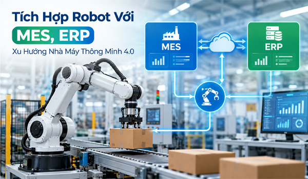 Tích hợp Robot với MES, ERP – Xu hướng nhà máy thông minh 4.0