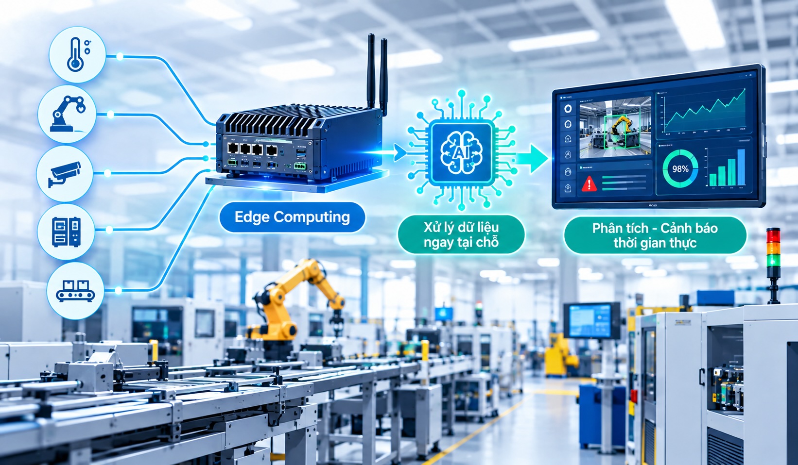 8 Xu hướng robot kết nối MES ERP trong nhà máy thông minh